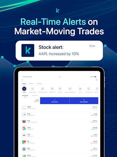 Captura de pantalla de Stocks.News: Market Insights