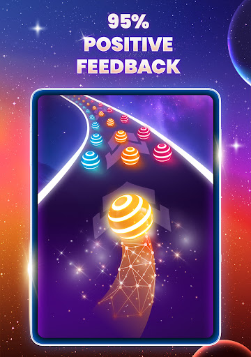 Captura de pantalla de Dancing Road Color Balls Match
