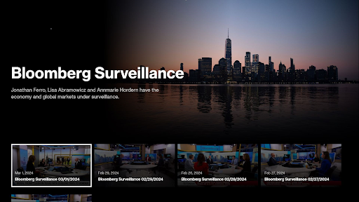Captura de pantalla de Bloomberg