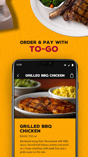 Captura de pantalla de Texas Roadhouse