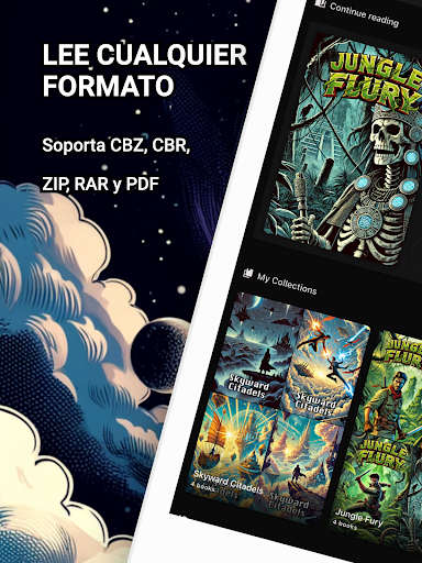 Captura de pantalla de Lector de Cómics CBR, CBZ, PDF