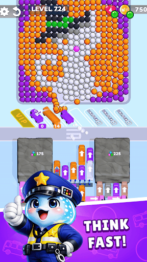 Captura de pantalla de Bubble Bus: Parking Jam Puzzle