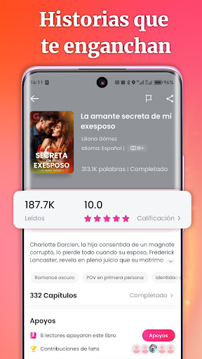 Captura de pantalla de GoodNovel - leer novela libro