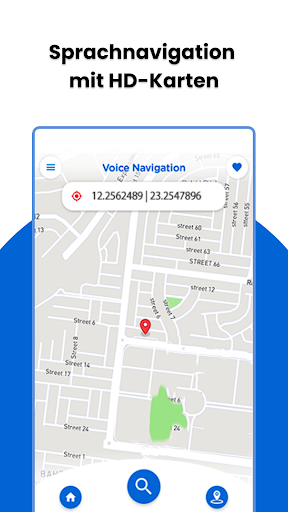 GPS, Karten Wegbeschreibung Screenshot