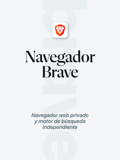 Captura de pantalla de Navegador web privado Brave