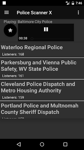Captura de pantalla de Police Scanner X