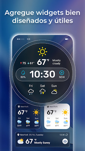 Captura de pantalla de Pronóstico diario