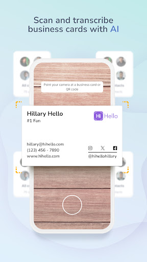 Captura de pantalla de Tarjeta de Visita de HiHello