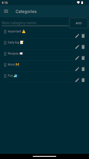 Notepad - simple notes screenshot