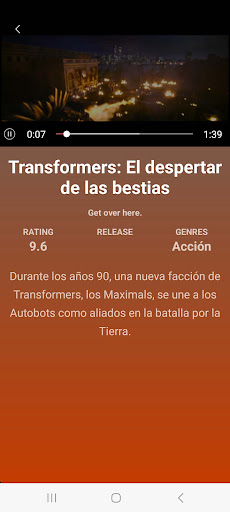 Captura de pantalla de Cinehut