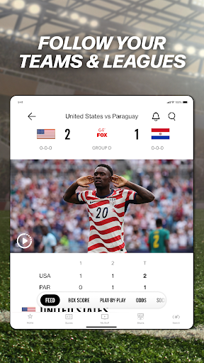 Captura de pantalla de FOX Sports: Watch Live Games