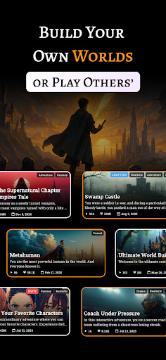 Captura de pantalla de FableAI: AI Text Adventure RPG