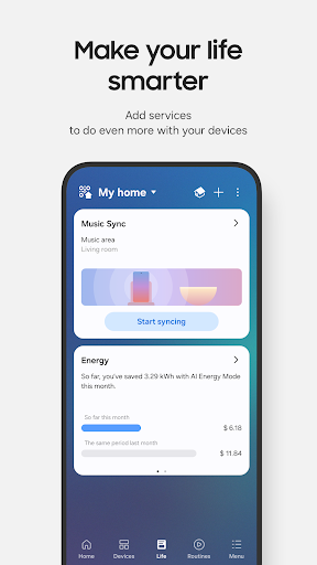 Captura de pantalla de SmartThings
