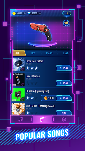Captura de pantalla de Rhythm Fire-EDM Shooting Game