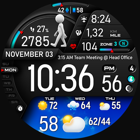 Captura de pantalla de PER23 Digital Watch Face