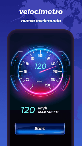 Captura de pantalla de GPS mapa navegación, ubicación