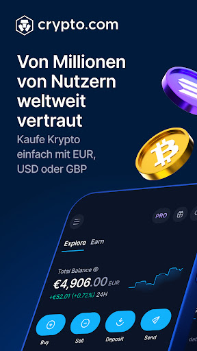 Crypto.com - Kaufe BTC ETH CRO Screenshot