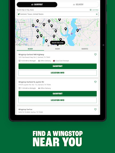 Wingstop Screenshot