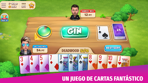 Captura de pantalla de Gin Rummy Stars - Naipes