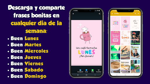 Captura de pantalla de Imágenes con Mensajes Bonitos