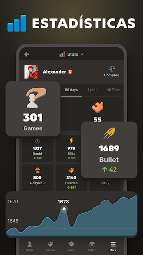 Captura de pantalla de Ajedrez · Jugar y Aprender