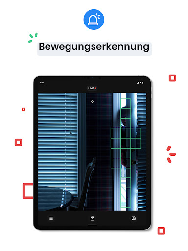 Überwachungskamera App: Visory Screenshot