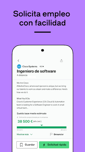 Captura de pantalla de Glassdoor | Empleos y sueldos