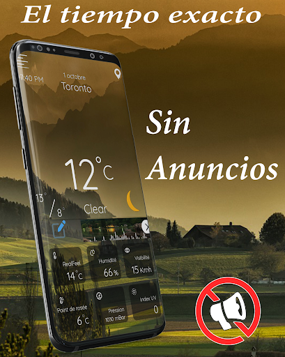 Captura de pantalla de Widget pronóstico del tiempo