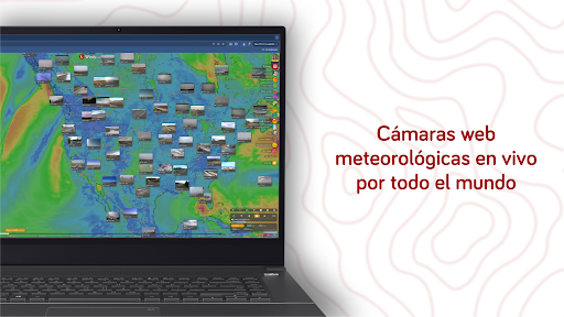 Captura de pantalla de Windy.com: Previsión del clima