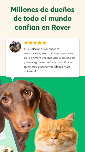 Captura de pantalla de Rover: Cuidado de mascotas