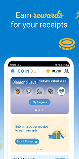 CoinOut: Receipts for Rewards screenshot
