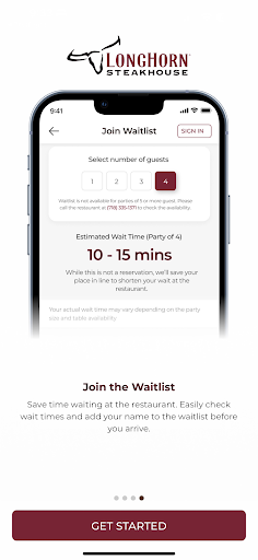 Captura de pantalla de LongHorn Steakhouse®