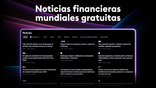 Captura de pantalla de TradingView - Bolsa de Valores