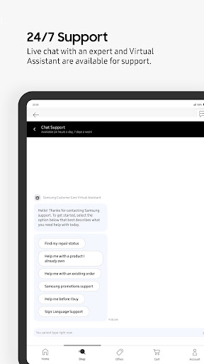 Shop Samsung Screenshot