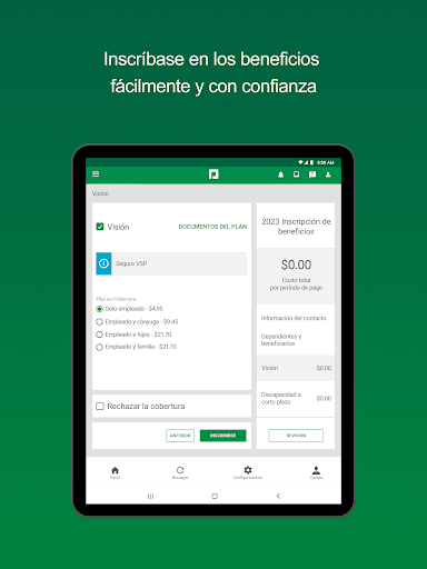 Captura de pantalla de Paycom