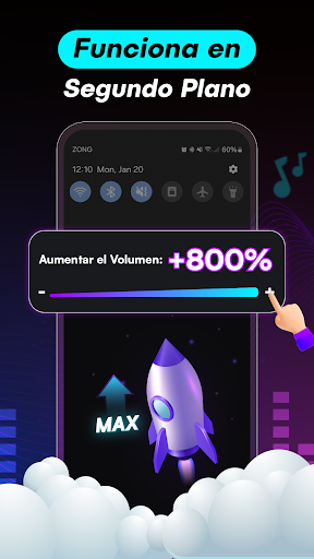 Captura de pantalla de Aumentar Volumen - Ecualizador