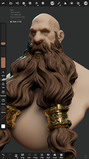 Captura de pantalla de Nomad Sculpt