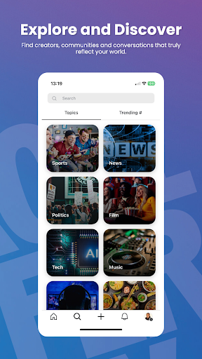 UpScrolled screenshot