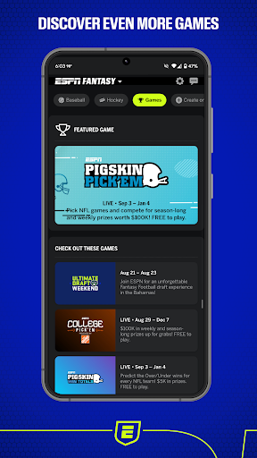 ESPN Fantasy Sports Screenshot