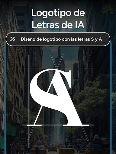 Captura de pantalla de AI Logo Generator - Mark