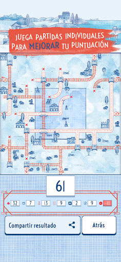 Captura de pantalla de Railroad Ink Challenge