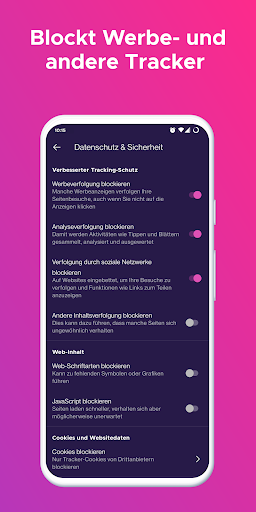 Firefox Focus Browser Screenshot