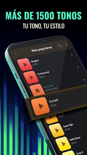 Captura de pantalla de Tonos de llamada para Android™