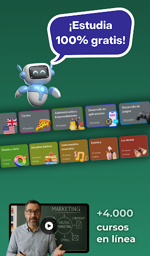 Captura de pantalla de Cursa - Cursos online