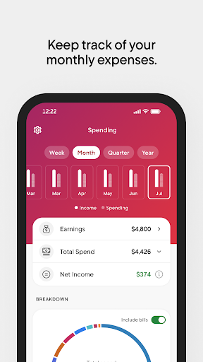 Captura de pantalla de Rocket Money - Bills & Budgets