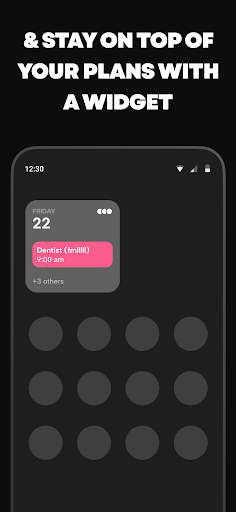 Captura de pantalla de Howbout: shared calendar