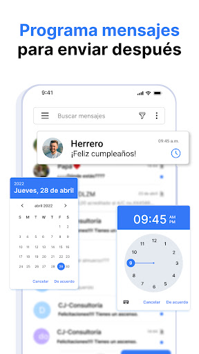 Captura de pantalla de Mensajes
