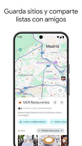 Captura de pantalla de Google Maps