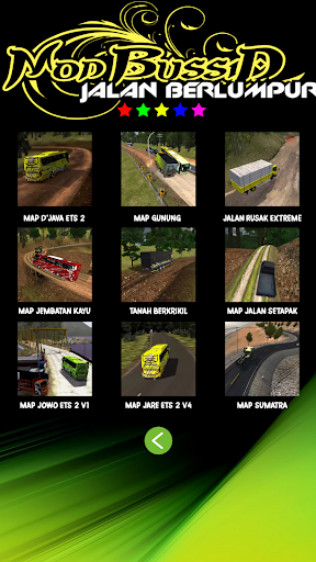 Captura de pantalla de Mod Jalan Rusak Bussid Lumpur
