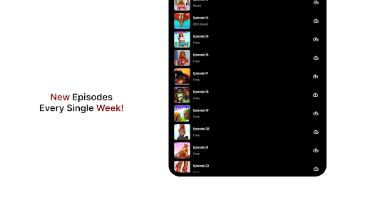 Captura de pantalla de Zebra Comics: Webtoons & Manga